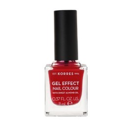 Korres Gel Effect Nail Color 51 Rosy Red 11 ml