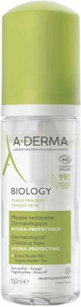 A-Derma Biology Hydra-Protecting Cleansing Foam Αφρός Καθαρισμού Προσώπου 150 ml