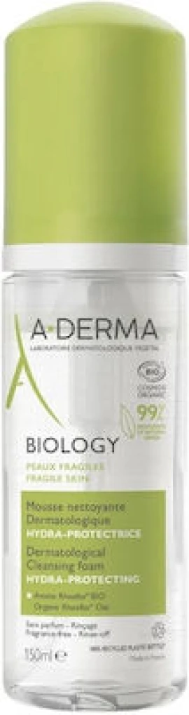 A-Derma Biology Hydra-Protecting Cleansing Foam Αφρός Καθαρισμού Προσώπου 150 ml