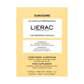 Lierac Sunissime The Preparing Capsules Οι Κάψουλες Προετοιμασίας του Μαυρίσματος 30 κάψουλες