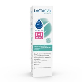 Lactacyd Pharma Antibacterials 250ml (1+1 Δώρο) | Καθαριστικό Ευαίσ...