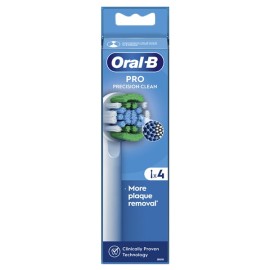 Oral-B Pro Precision Clean Ανταλλακτικές Κεφαλές Οδοντόβουρτσας, 4τμχ