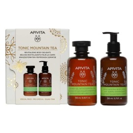 Apivita Tonic Mountain Tea Shower Gel with Essential Oils 250 ml + ...