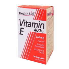Health Aid Vitamin E 400 IU Natural 30 caps