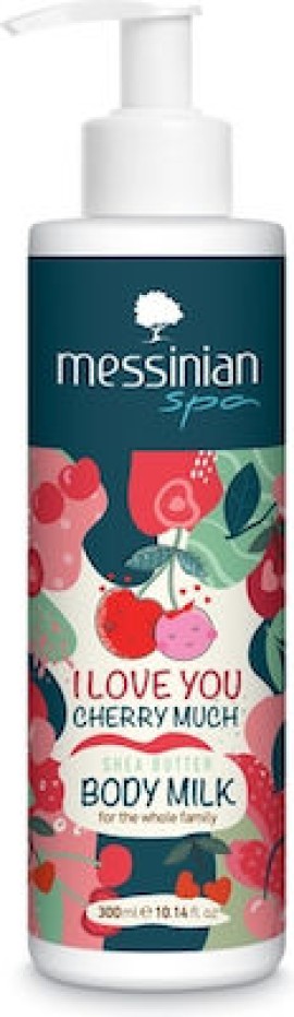 Messinian Spa I Love You Cherry Much Shea Butter Body Milk 300ml