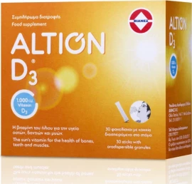 Altion D3 1000 IU 30 διασπειρόμενα στο στόμα sticks