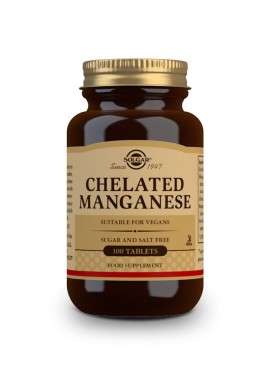 Solgar Chelated Manganese 8 mg 100 tabs