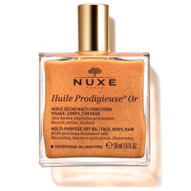 Nuxe Huile Prodigieuse Or Shimmering Multi Purpose Dry Oil Face Body Hair 50 ml