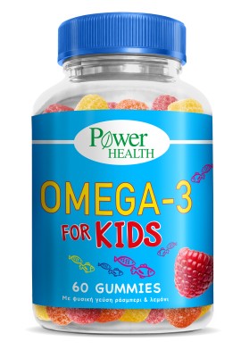 Power Health Omega-3 for Kids Γεύση Raspberry & Λεμόνι 60 gummies