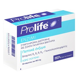 Zeta Pharmaceuticals Prolife Enzymes 30 caps