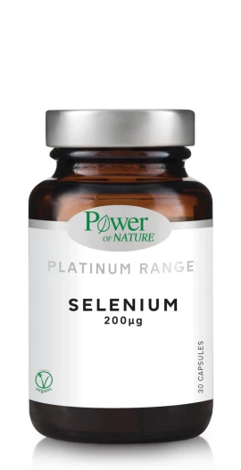 Power of Nature Platinum Range Selenium 200 μg 30 φυτικές κάψουλες