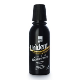 Intermed Unident Whitening Black Mouthwash 250 ml