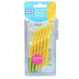 TePe International Brush Angle No.4 Yellow 0.7mm 6pcs
