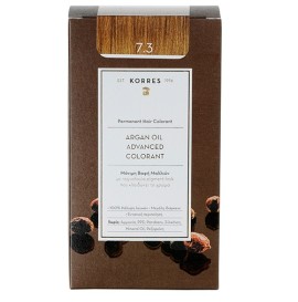Korres Βαφή Argan Oil Advanced Colorant 7.3 Ξανθό Χρυσό Μελί