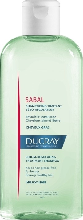 Ducray Sabal Σμηγματορρυθμιστικό Σαμπουάν Αγωγής για Λιπαρά Μαλλιά 200 ml