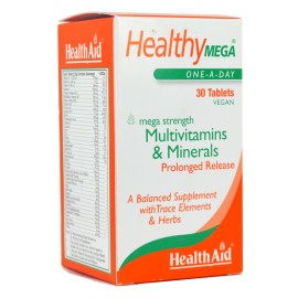 Health Aid Healthy Mega Multivitamins & Minerals 30tabs