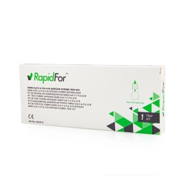 VITROSENS RapidFor, SARS COV-2 (Covid 19) & FLU A/B Self Test, Nasopharyngeal Swab Diagnostic Test for Coronavirus & Influenza A/B - 1pc