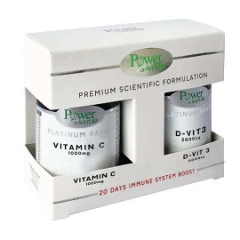 Power Of Nature Platinium Range Vitamin C 1000mg 20 ταμπλέτες & D-Vit3 2000iu 20 ταμπλέτες