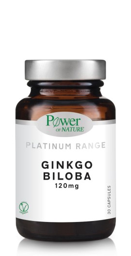 Power of Nature Platinum Range Ginkgo Biloba 120 mg 30 φυτικές κάψουλες