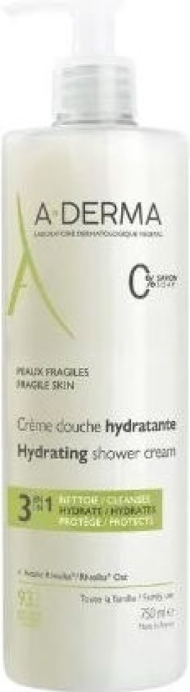 A -Derma Hydrating Shower Cream 750ml