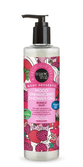Organic Shop Body Desserts Bubble Gum, Αναζωογονητικό Αφρόλουτρο, 280 ml