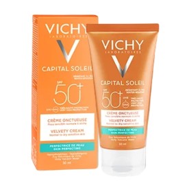 Vichy Capital Soleil Velvet Αντηλιακή Κρέμα Βελούδινη Υφή SPF50+ 50 ml