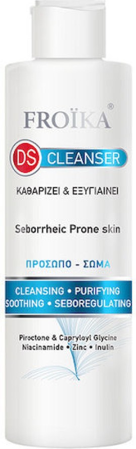 Froika Ds Cleanser Gel Καθαρισμού Προσώπου για Λιπαρό Σμηγματορροϊκ...