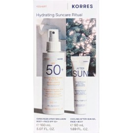 Korres Yoghurt Emulsion Sunscreen Spray SPF50+ 150ml & Cooling Afte...