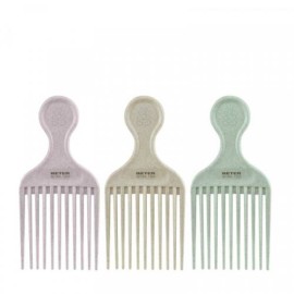 Beter Natural Fiber Brush For Curly Hair 1pc, (Random Color Selection).