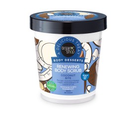 Organic Shop Body Desserts Coconut Bite, Απολεπιστικό Σώματος Ανανέωσης, 450 ml