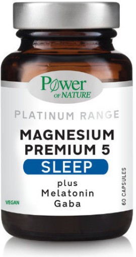Power of Nature Platinum Range Magnesium Premium 5 Sleep 60 κάψουλες