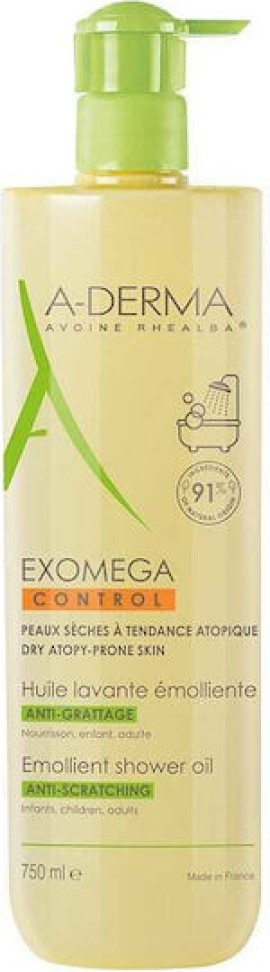 A-Derma Exomega Control Huile Lavante Emolliente 750 ml