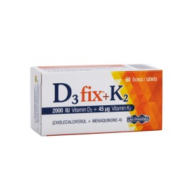 Unipharma D3 Fix 2000IU + K2 45mg 60tabs