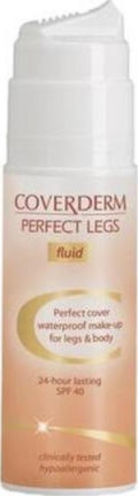 Coverderm Perfect Legs Waterproof Make Up Fluid SPF40 56 75ml