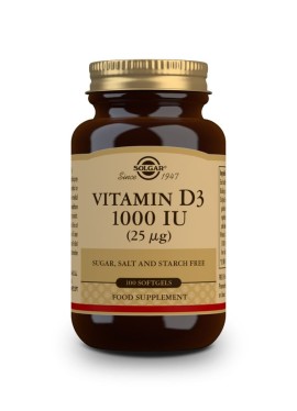 Solgar Vitamin D3 1000 IU 100 softgels