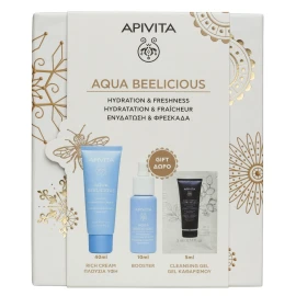Apivita Aqua Beelicious Rich Κρέμα Ενυδάτωσης 40ml + Black Detox Ge...