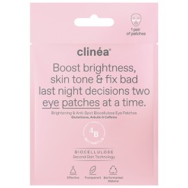 Clinéa Boost Brightening & Anti-Spot Biocellulose Eye Patches 2 τμχ