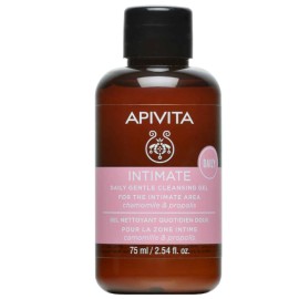 Apivita Intimate Daily Gel Καθαρισμού 75ml – Απαλός Καθαρισμός με Χ...