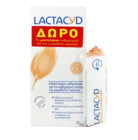 Lactacyd Intimate Lotion 300 ml & Δώρο Wipes 15 τμχ
