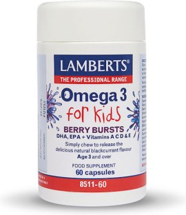 Lamberts Omega 3 for Kids Berry Bursts 60caps