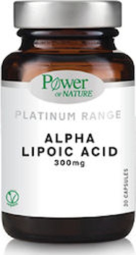 Power of Nature Platinum Range Alpha Lipoic Acid 300mg, 30caps