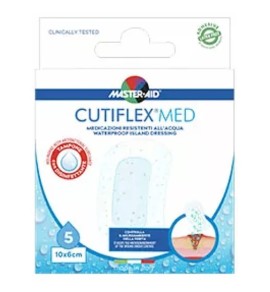 Master Aid Cutiflex 10x6 Waterproof Gauze 5 pcs