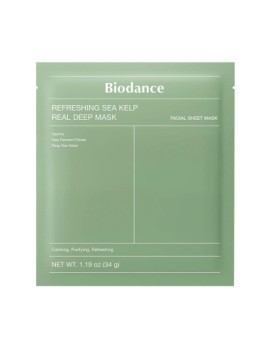 Biodance Refreshing Sea Kelp Real Deep Mask – Μάσκα Προσώπου με Θαλ...