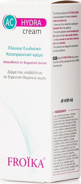 Froika AC Hydra Cream Πλούσια Ενυδατική–Καταπραϋντική Κρέμα 50 ml