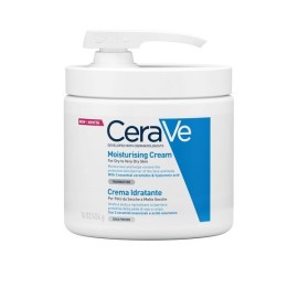 CeraVe Moisturising Cream Ενυδατική Κρέμα Για Ξηρή Έως Πολύ Ξηρή Επιδερμίδα Με Αντλία 454 gr