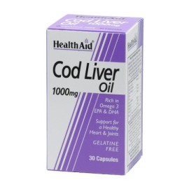 Health Aid Cod Liver Oil 1000 mg 30 caps