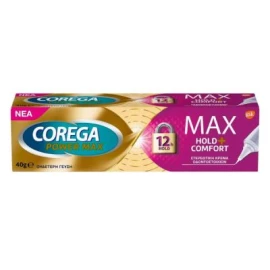 Corega Max Hold + Comfort Στερεωτική Κρέμα Τεχνητής Οδοντοστοιχίας 40 g