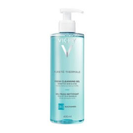 Vichy Purete Thermal Fresh Cleansing Gel Sensitive Skin & Eyes Δροσερό Τζελ Καθαρισμού για Πρόσωπο & Μάτια 400 ml