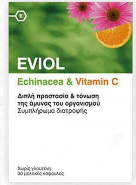Eviol Echinacea & Vitamin C 30 softgels