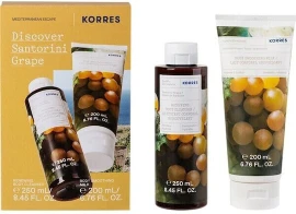 Korres Aegean Escape Santorini Grape Αμπέλι Σαντορίνης Αφρόλουτρο 250 ml + Ενυδατικό Γαλάκτωμα Σώματος 200 ml